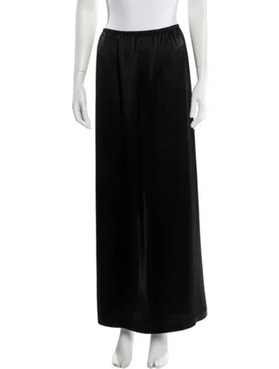 Pre-owned Leset Long Skirt In Black