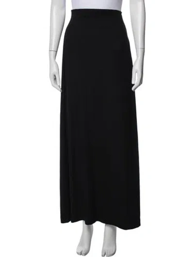 Pre-owned Leset Long Skirt In Black