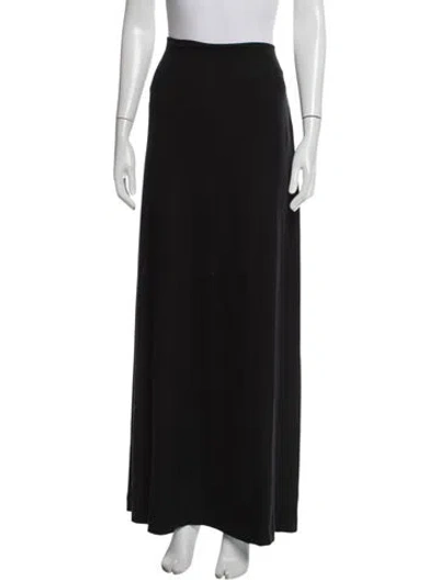 Pre-owned Leset Long Skirt In Black