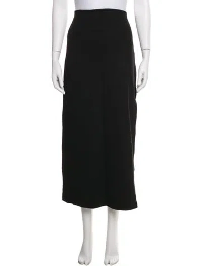 Pre-owned Leset Long Skirt In Black