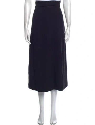 Pre-owned Leset Long Skirt In Blue