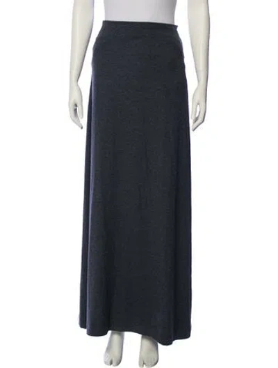 Pre-owned Leset Long Skirt In Gray