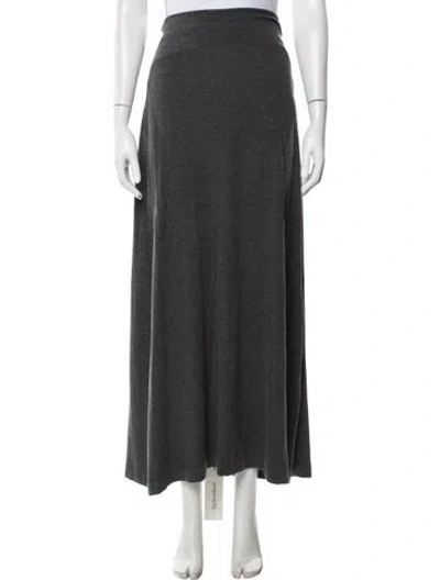 Pre-owned Leset Long Skirt In Grey