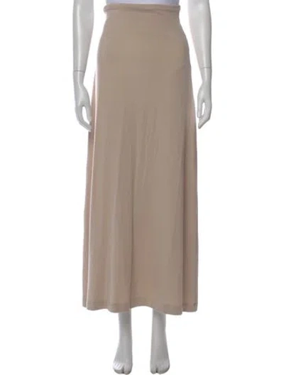 Pre-owned Leset Long Skirt In Neutral
