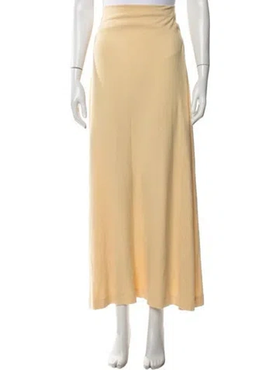 Pre-owned Leset Long Skirt In Neutrals