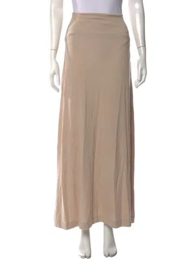 Pre-owned Leset Long Skirt In Neutrals