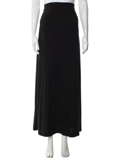Pre-owned Leset Long Skirt W/ Tags In Black