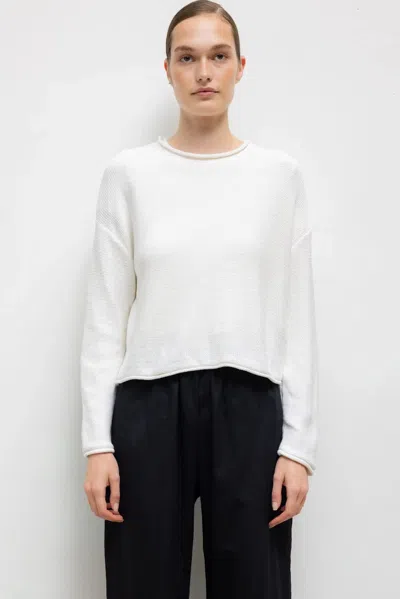 Leset Mae Crewneck In White