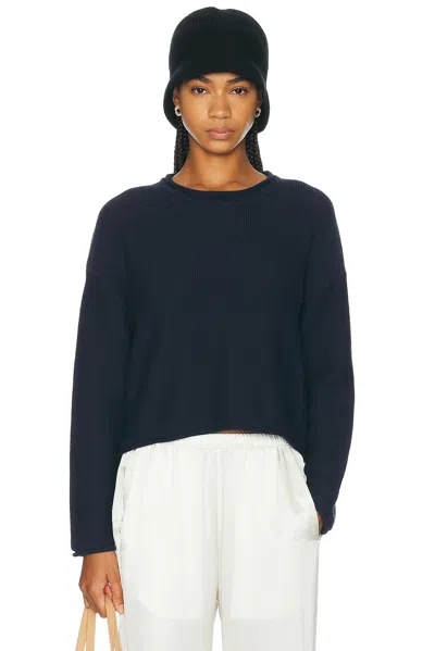Leset Mae Crewneck Sweater In Blue