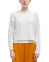 Leset Mae Crewneck Sweater In White