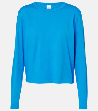 Leset Margo Cotton Jersey T-shirt In Blue