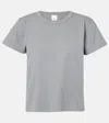 Leset Margo Cotton Jersey T-shirt In Grey