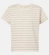 Leset Margo Cotton Jersey T-shirt In Brown