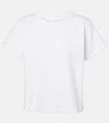 Leset Margo Cotton-jersey T-shirt In White