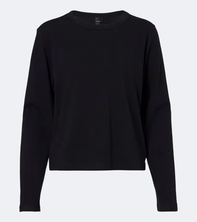 Leset Margo Cotton Jersey T-shirt In Black