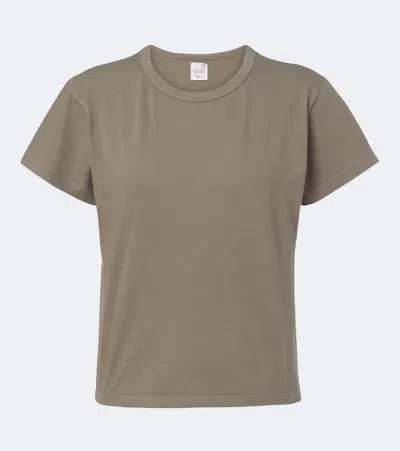 Leset Margo Cotton Jersey T-shirt In Green