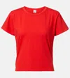 Leset The Margo Cotton-jersey T-shirt In Red