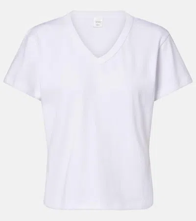 Leset Margo Cotton Jersey T-shirt In White