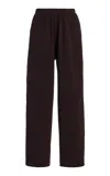 Leset Margo Tapered Pocket Pant In Brown