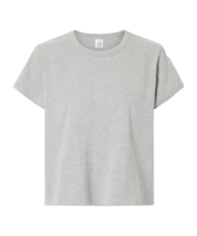 Leset Margo Cotton-jersey T-shirt In Gray