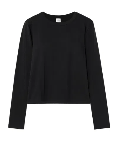 Leset Margo Cotton-jersey T-shirt In Black