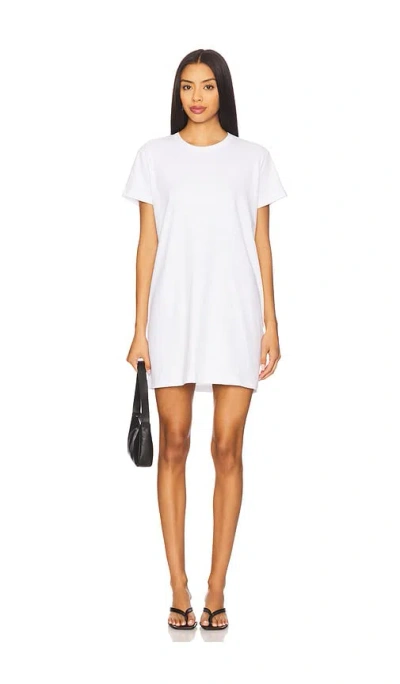 Leset Margo Short Sleeve T-shirt Dress In White