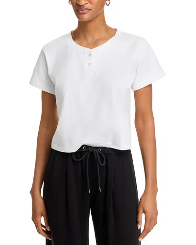 Leset Margo Henley Tee In White