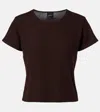 Leset Margo Lauren Jersey T-shirt In Brown