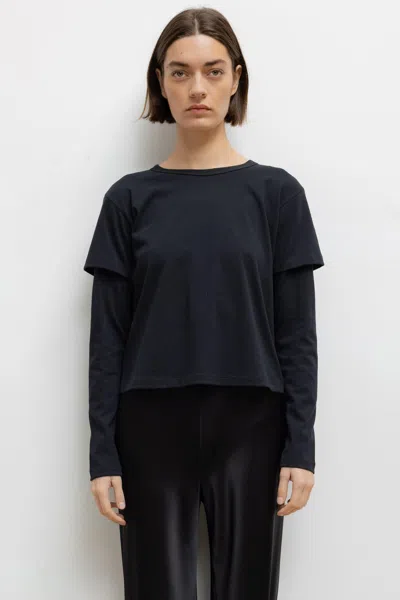 Leset Margo Layered Long Sleeve In Black