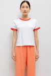 Leset Margo Ringer Tee In Multi