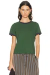 Leset Margo Ringer Tee In Multi