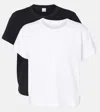 Leset Margo Set Of 2 Cotton Jersey T-shirts In White