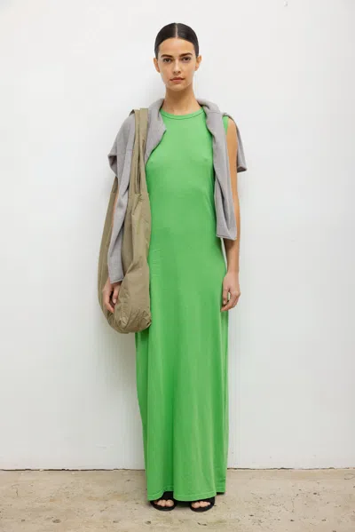 Leset Margo Sleeveless Maxi Dress In Green