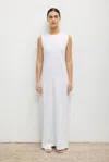 Leset Margo Sleeveless Maxi Dress In White