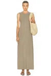 Leset Margo Sleeveless Maxi Dress In Gray