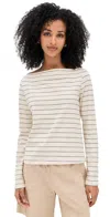 Leset Margo Striped Cotton Jersey T-shirt In Multi