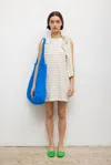 Leset Margo Stripe Sleeveless Mini Dress In Multi
