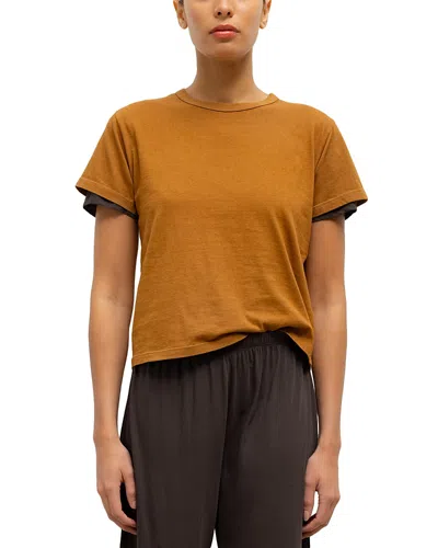 Leset Margo Tee In Brown