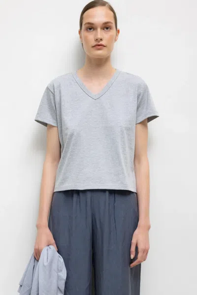 Leset Margo V Neck In Gray