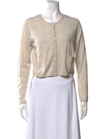 Pre-owned Leset Merino Wool Crew Neck Sweater In Gray