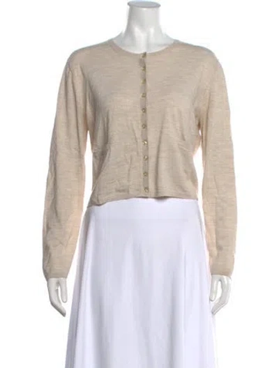 Pre-owned Leset Merino Wool Crew Neck Sweater In Grey