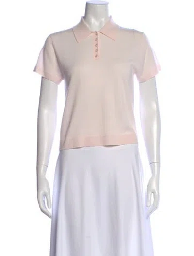 Pre-owned Leset Merino Wool Crew Neck Sweater W/ Tags In Pink