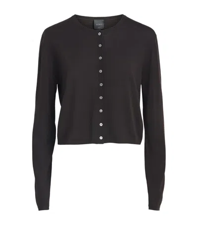 Leset Merino Wool James Cardigan In Brown