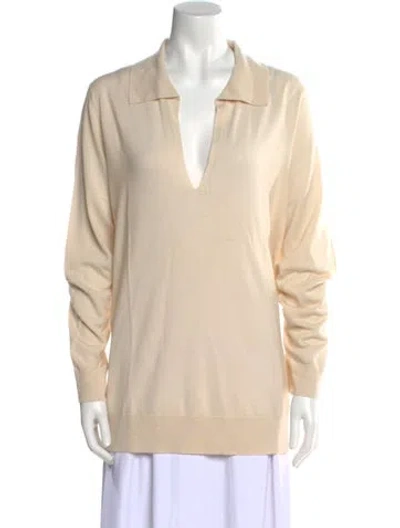 Pre-owned Leset Merino Wool Sweater W/ Tags In Neutral