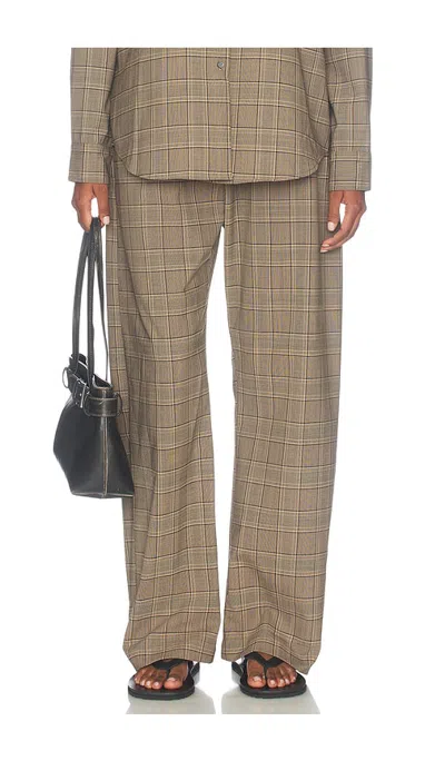 Leset Mia Pocket Pant In Brown