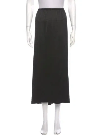 Pre-owned Leset Midi Length Skirt In Black