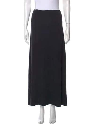 Pre-owned Leset Midi Length Skirt In Black