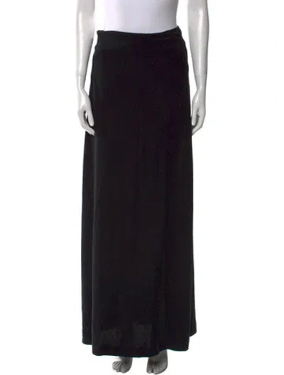 Pre-owned Leset Midi Length Skirt In Black