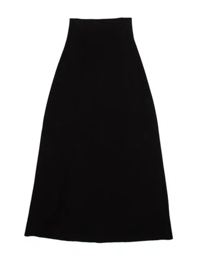 Pre-owned Leset Midi Length Skirt In Black
