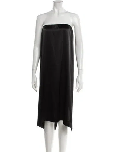 Pre-owned Leset Midi Length Skirt In Black